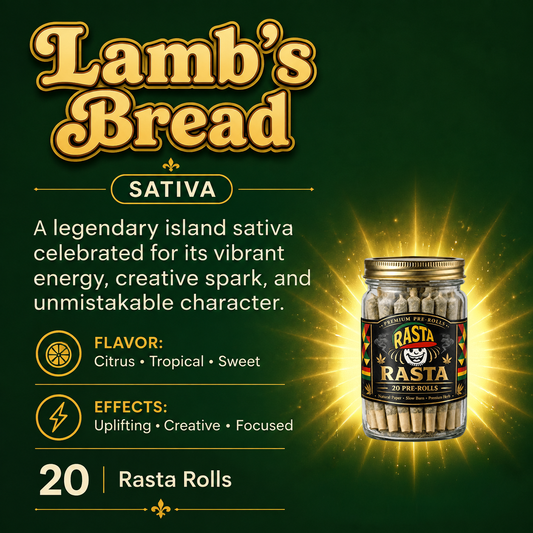 20 Pack of Rasta Rolls